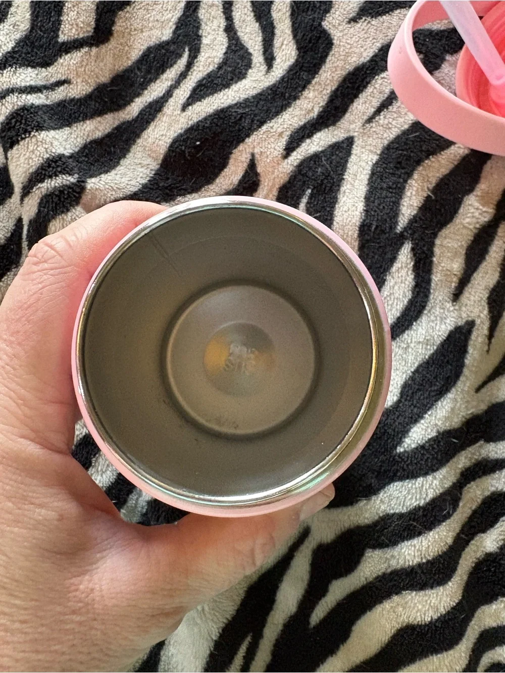 Pink Candy-Print Insulated Food Jar - Portable Kids Thermos